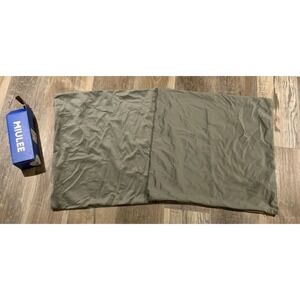 Miulee 2pk Gray Velvet‎ Pillowcases Square Pillow Covers Zip Closure 20" x 20"